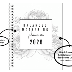 Balanced Mothering 2026 Digital Planner
