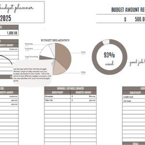 Balanced Mothering Budget Tracker